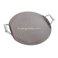 I-Stainless Steel Grill Topper enezibambo ezi-2 eziseceleni